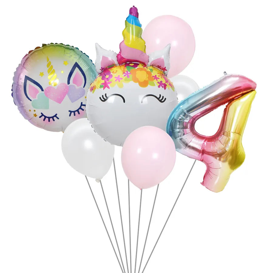 cute rainbow star  aluminum film home party carnival balloons