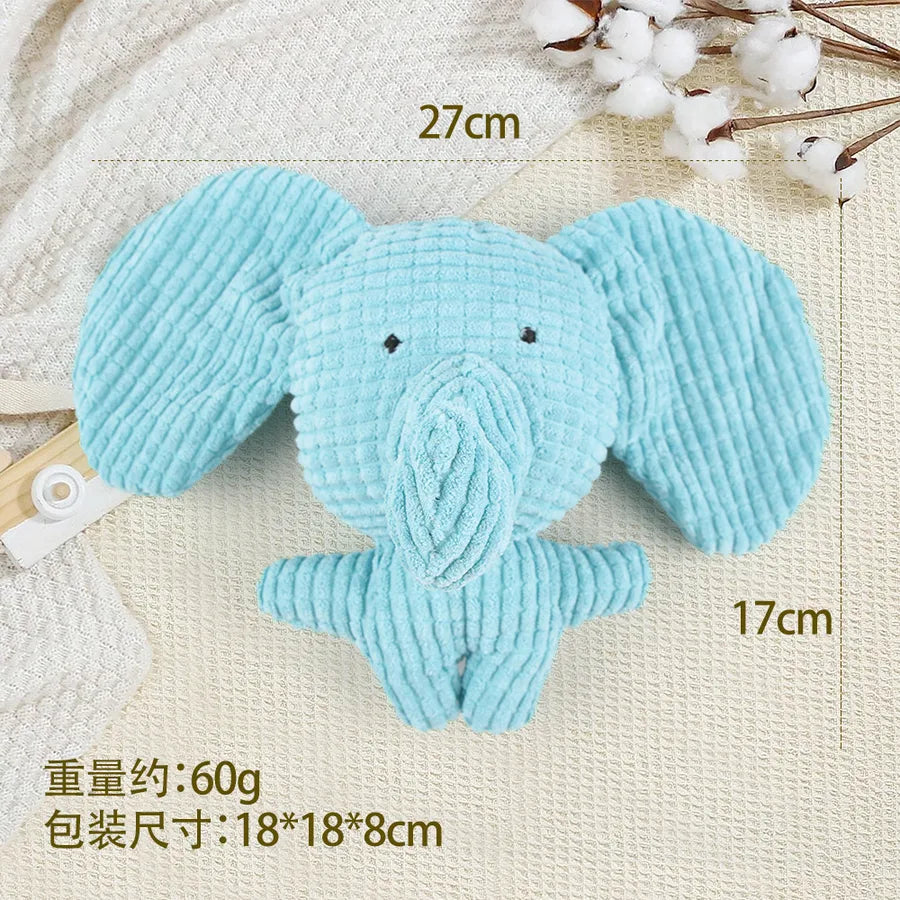 cute cloth animal pet toys