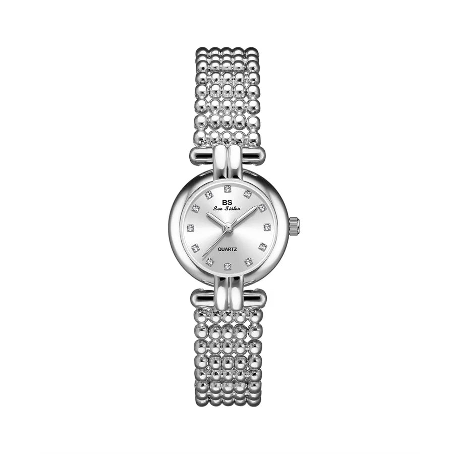 Retro Solid Color Jewelry Buckle Quartz Watch Women's Watches