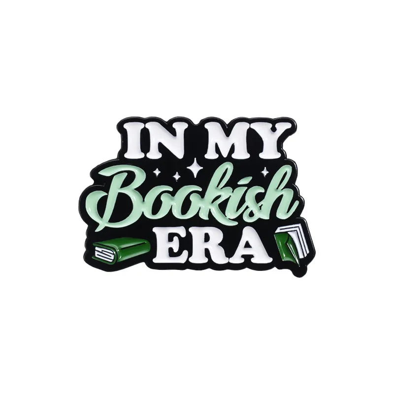 Cartoon Style Letter Alloy Stamping Stoving Varnish Plating Women's Brooches