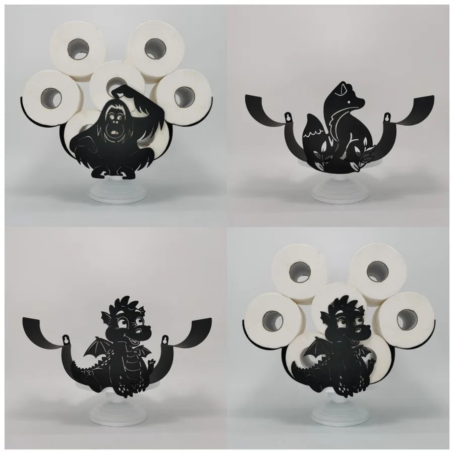 Cute Animal Iron Tissue Holder