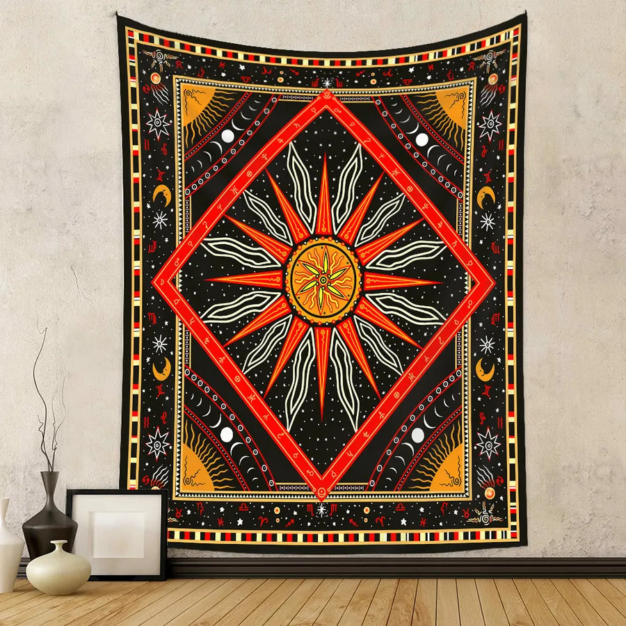 glam starry sky polyester tapestry artificial decorations