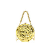 With Handle Gold With Handle Silver Not with Handle Gold Arylic Solid Color Round Evening Bags