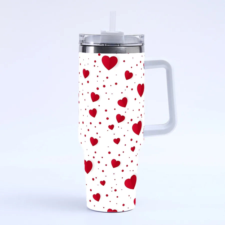 Valentine'S Day Casual Elegant Glam Letter 201 Stainless Steel 304 Stainless Steel Thermos Cup 1 Piece