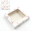 new square butterfly window false eyelash card paper box