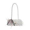 Niche Design Underarm Commuter Bag for Women  New Girly Style Fashion Handbag Bow Shoulder Bag