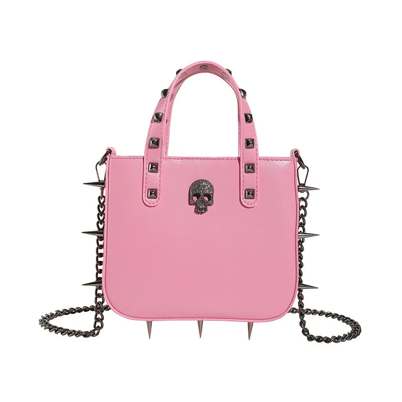 women's all seasons pu leather cross solid color streetwear square magnetic buckle handbag square bag