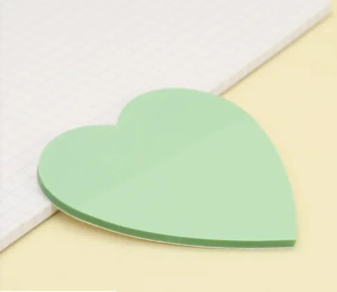 1 set solid color learning paper cute sticky note