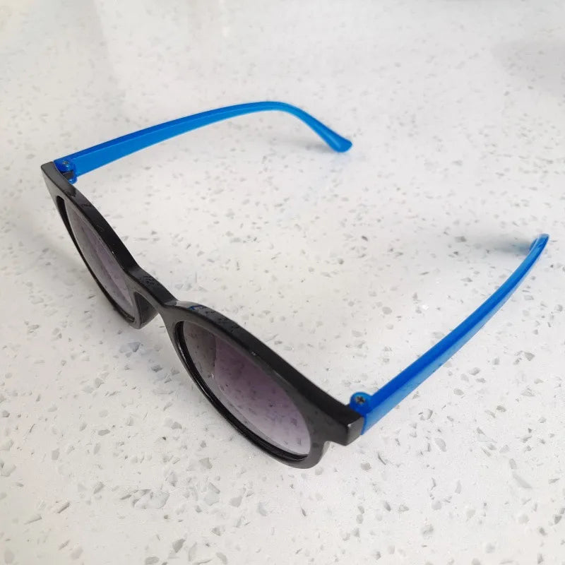 Simple Style Classic Style Solid Color UV400 Protection Resin Round Frame Full Frame Kids Sunglasses