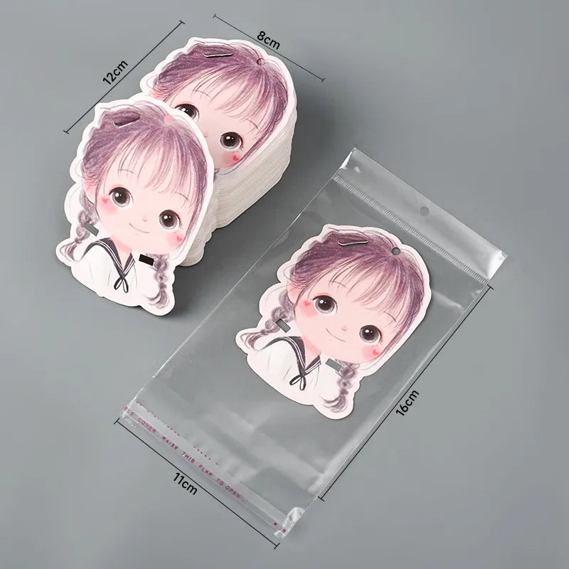 simple style letter solid color paper printing paper card 1 piece
