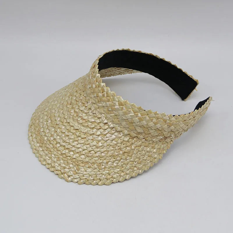 Women's Simple Style Solid Color Big Eaves Sun Hat