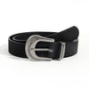 Casual Elegant Classic Style Geometric Pu Leather Plating Women's Leather Belts