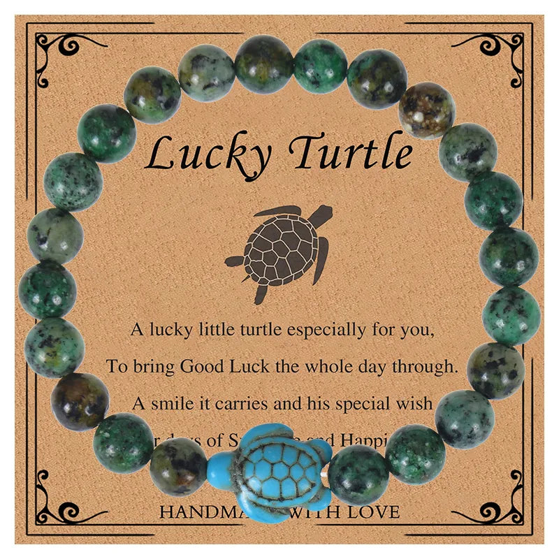 Casual Cute Tropical Tortoise natural stone Bracelets In Bulk