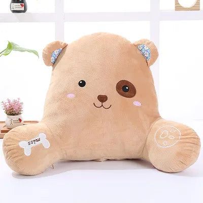 Cute Cartoon Lumbar Support Pillow Office Chair Backrest Pad Car Seat Cushion Pregnant Women Waist Pillow