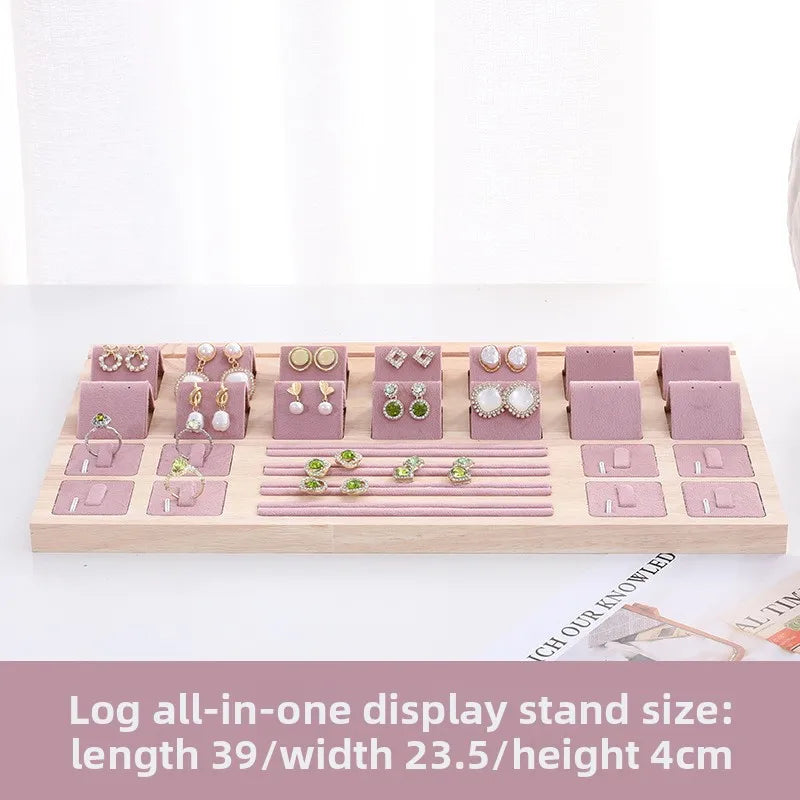 Jewelry Counter Jewelry Display Shelf, Bracelet Ring Ring Display Plate, Necklace Display Stand Set of Ornaments Jewelry Display Shelf
