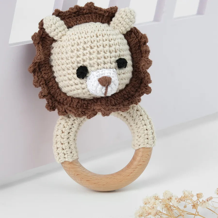 Baby Toys Animal Cloth Wood Toys