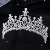 fashion geometric alloy inlay rhinestones crown 1 piece