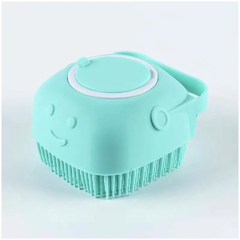 pet shower brush dog massage brush pet massage gloves cat petting hair removal brush pet supplies miracle baby sponge