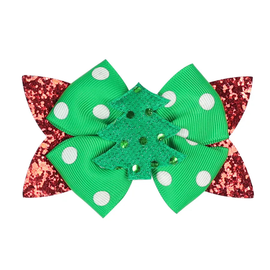 Christmas Cute Christmas Tree Snowflake Elk Ribbon Festival Party Supplies Party Accessories Any Match Assortment Pack