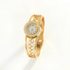 Glam Luxurious Geometric Round Quartz Women's Watches