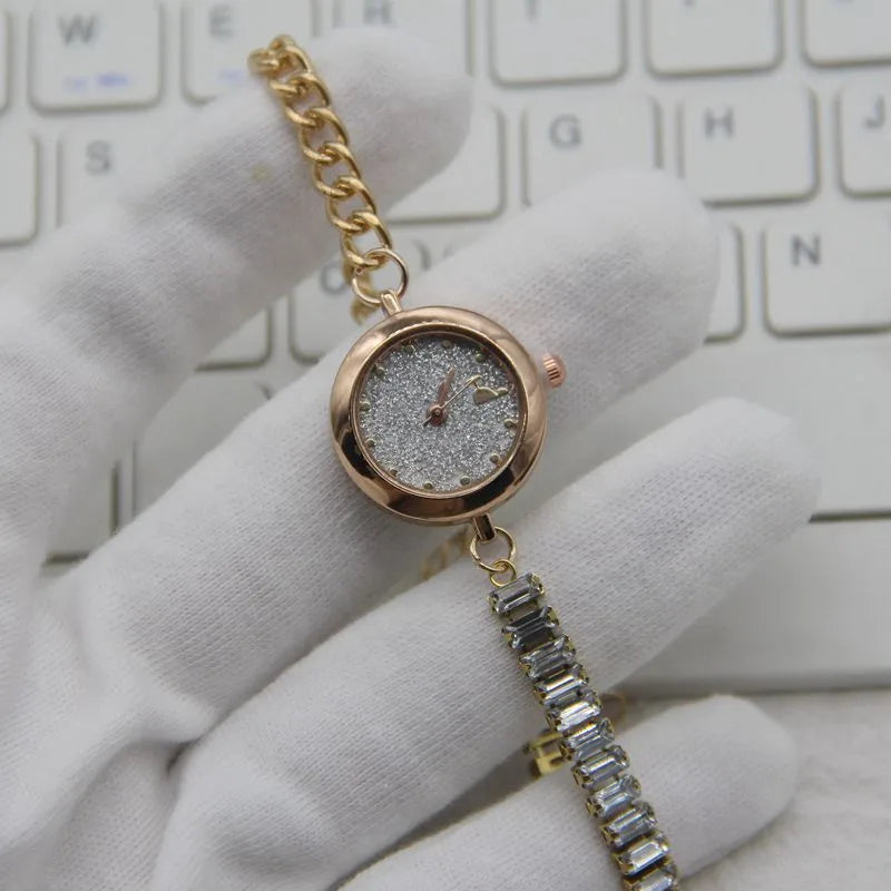 Classic Style Solid Color Buckle Quartz Watch