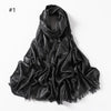 women's fashion solid color rayon cotton linen scarves