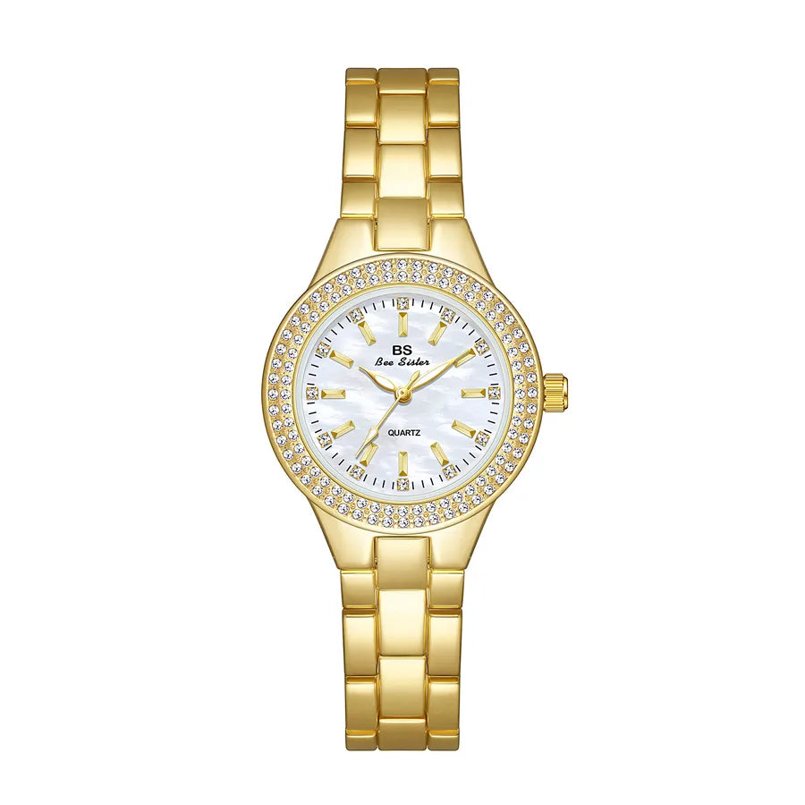 Simple Style Classic Style Solid Color One Piece Buckle Quartz Women's Watches