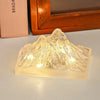 Romantic Shiny Snow Mountain Plastic Ornaments Lighting Accessories