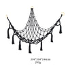 Cotton Rope Triangle Toy Net Pocket Hand-woven Children's Toy Storage Decorative Triangle Pocket Decorative Hanging Pocket