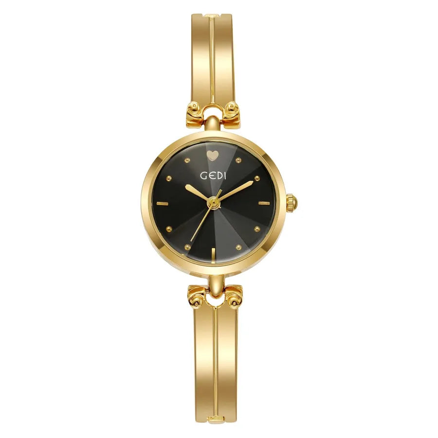 Simple Style Solid Color Jewelry Buckle Quartz Watch Women's Watches