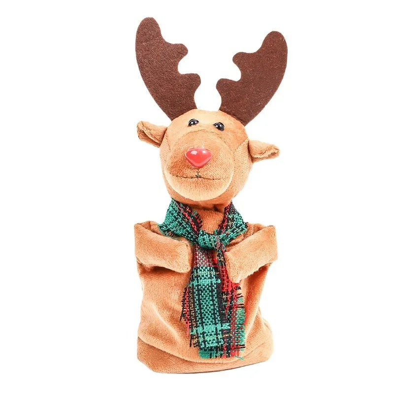 Christmas Cartoon Style Pastoral Elk Plastic Holiday Festival Ornaments