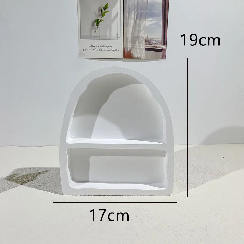 Creative Plaster Jewelry Display Stand Ring Holder Necklace Rack Shop Decoration Nordic Style Unique Design Jewelry Cabinet