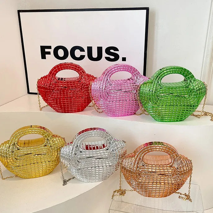 New track    new acrylic bag fashion personality handbag socialite dinner bag