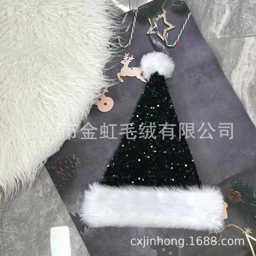 Christmas Basic Simple Style Color Block Nonwoven Party Festival christmas hat