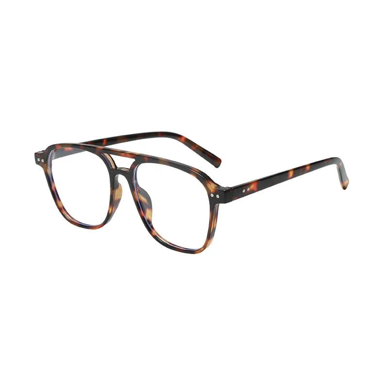 Casual Retro Streetwear Solid Color Pc Square Full Frame Men's Sunglasses