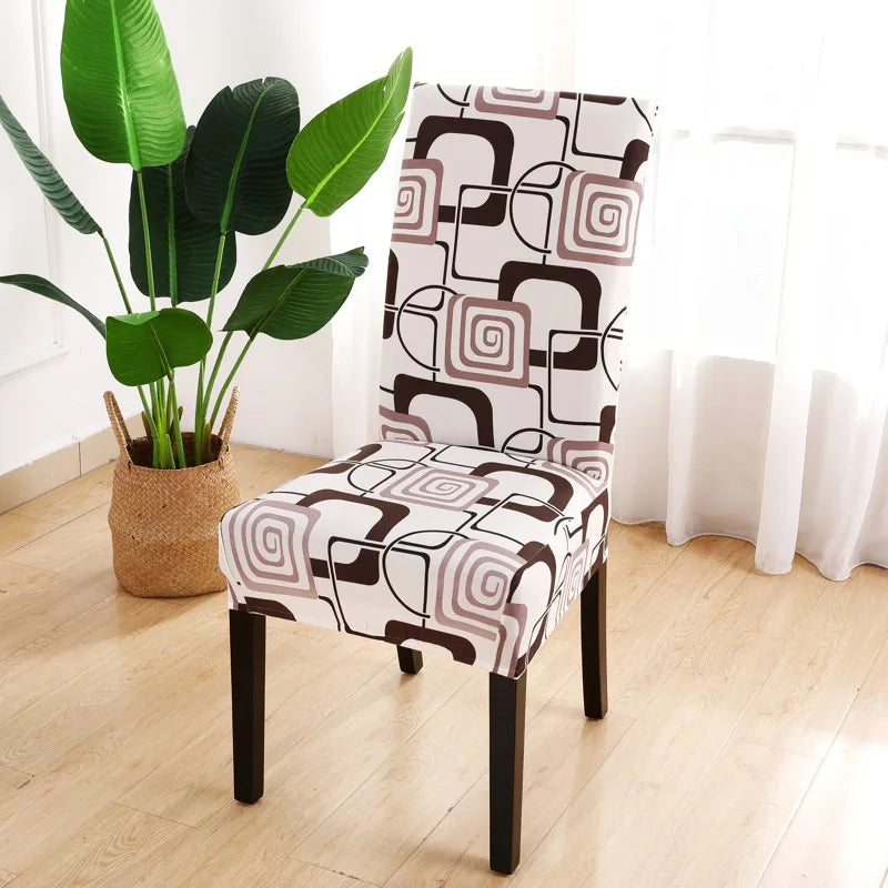 Chair Cover  Hotel Chair Cover Dining Chair Cover One-piece Elastic Chair Cover Office Computer Seat Cover