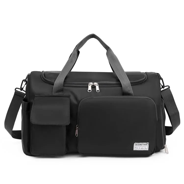 Unisex Classic Style Solid Color Oxford Cloth Travel Bags
