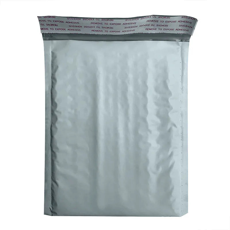 simple grey packaging bubble film self-adhesive packaging bubble bag