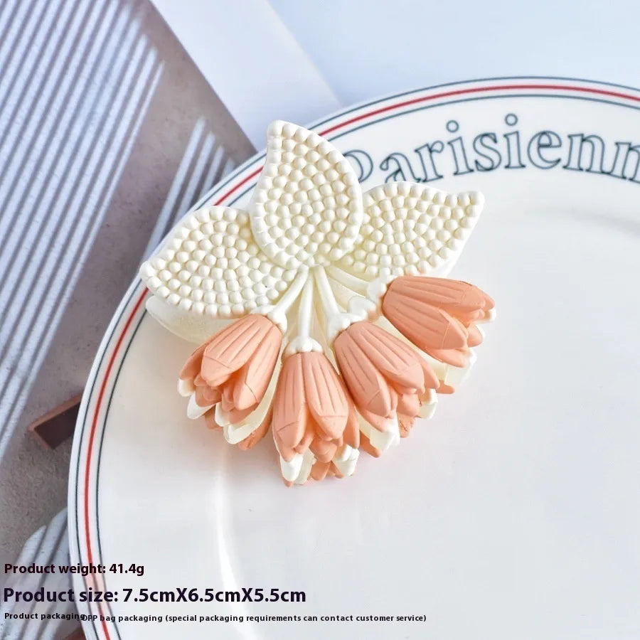 Cute Women's tulips Plastic Hair Claws