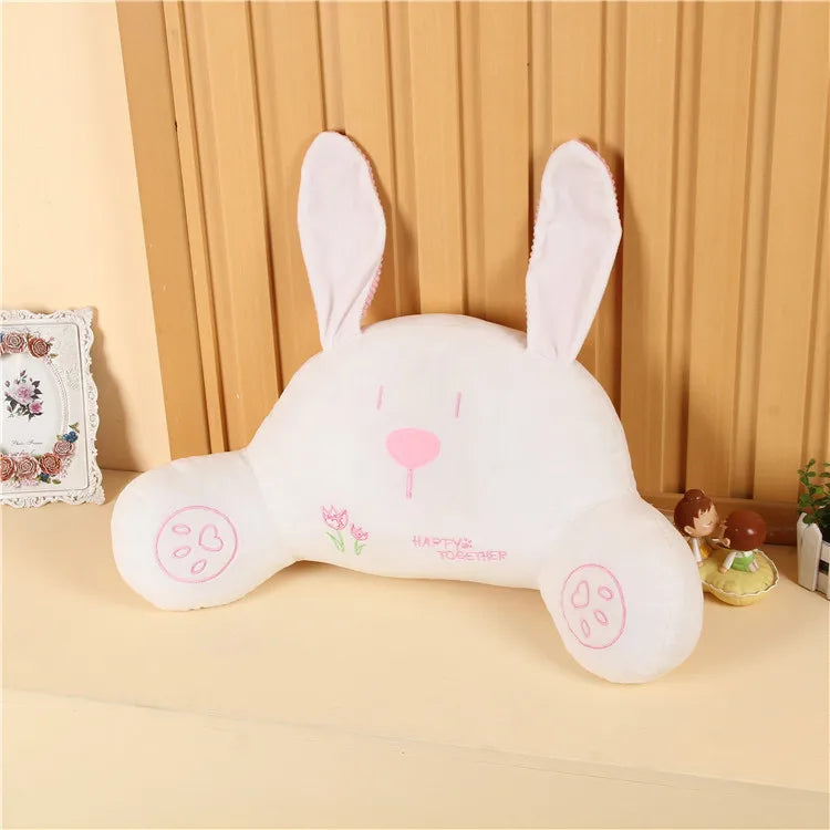 Cute Cartoon Lumbar Support Pillow Office Chair Backrest Pad Car Seat Cushion Pregnant Women Waist Pillow