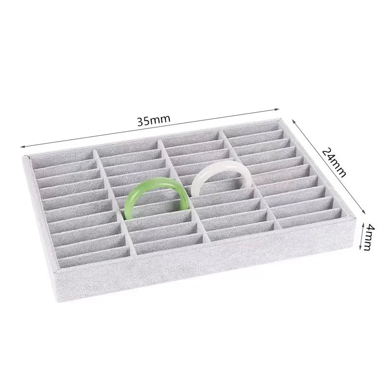 1 Piece PU Casual Simple Style Color Block Solid Color Jewelry Display Jewelry Rack