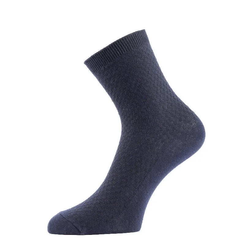 Socks black men's bamboo fiber men's socks socks short tube business casual spring and autumn