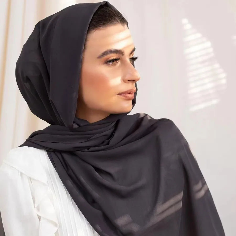 Unisex Basic Simple Style Solid Color Polyester Kerchief