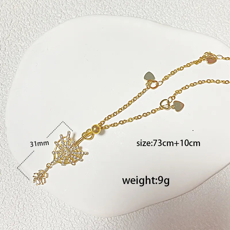 IG Style Simple Style Heart Shape Butterfly 316 Stainless Steel  Alloy Copper Plating Butterfly Inlay Rhinestones Zircon White Gold Plated Gold Plated Women's Waist Chain