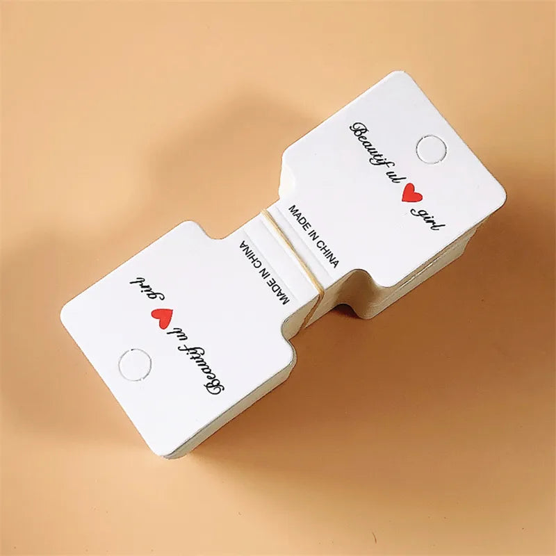 simple style letter paper jewelry packaging bags