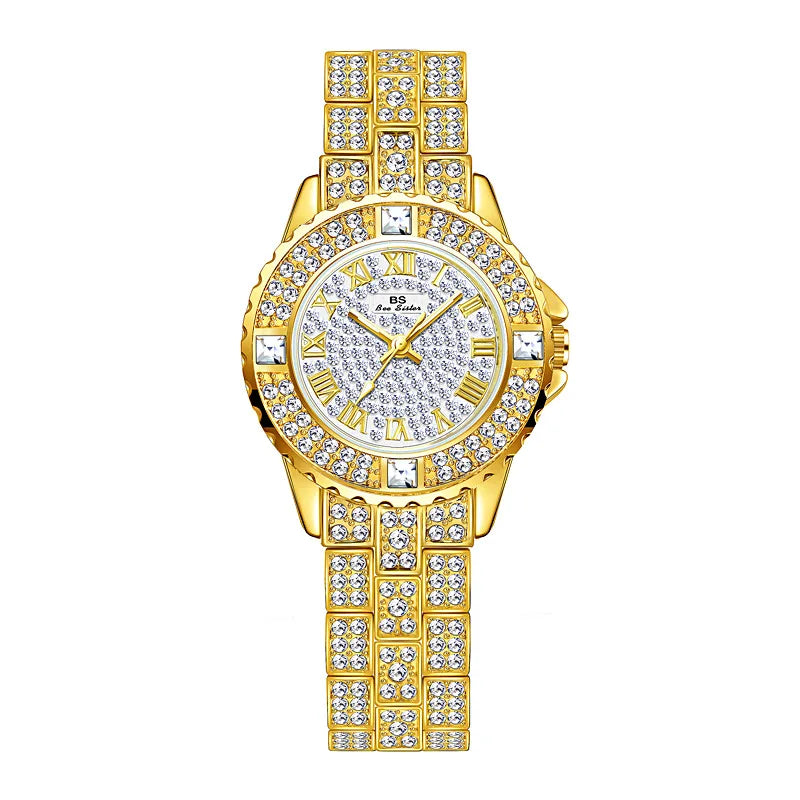 Casual Elegant Lady Solid Color Jewelry Buckle Quartz Watch Women's Watches