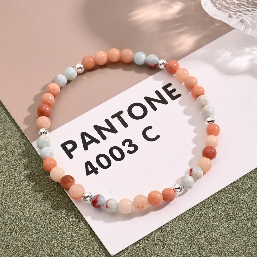 Casual Elegant Simple Style Simple natural stone Bracelets In Bulk