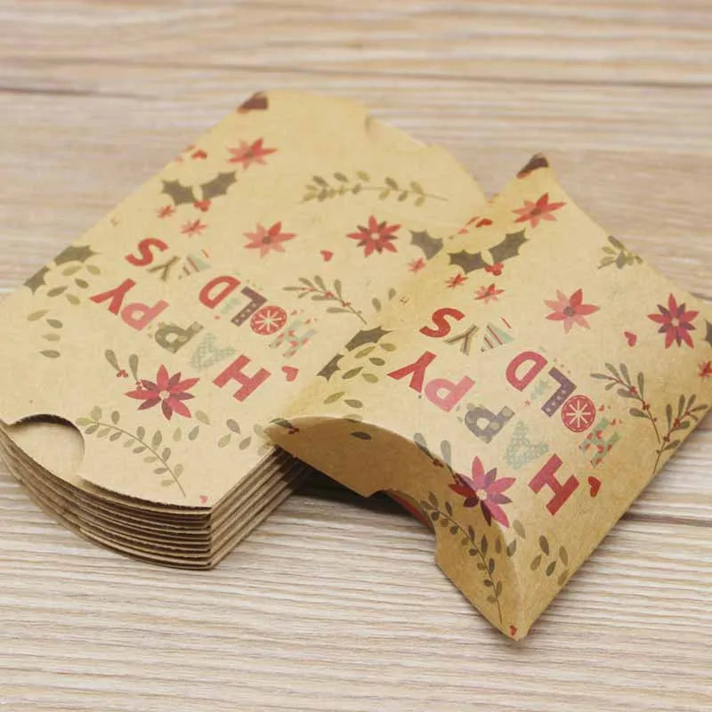 Multicolor Handmade Christmas Gift Box Wedding Candy Swan Packaging Box Floral Design Jewelry Present Container