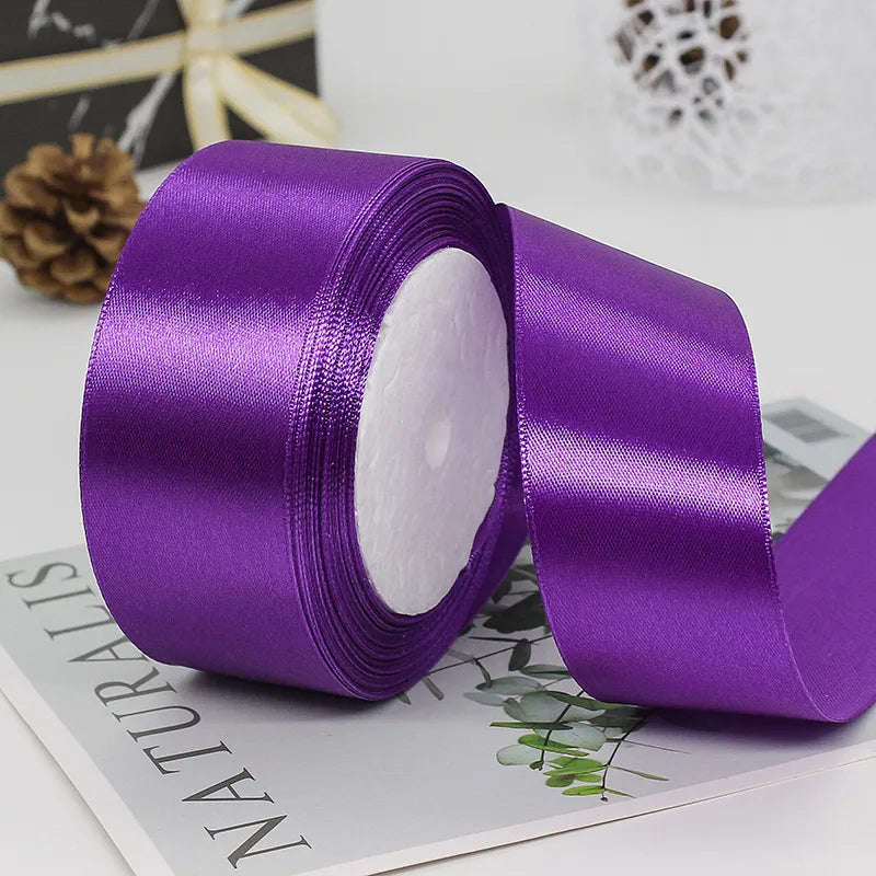 Modern Style Solid Color Polyester Holiday Wedding Birthday Party Supplies Gift Wrapping Supplies 1 Roll