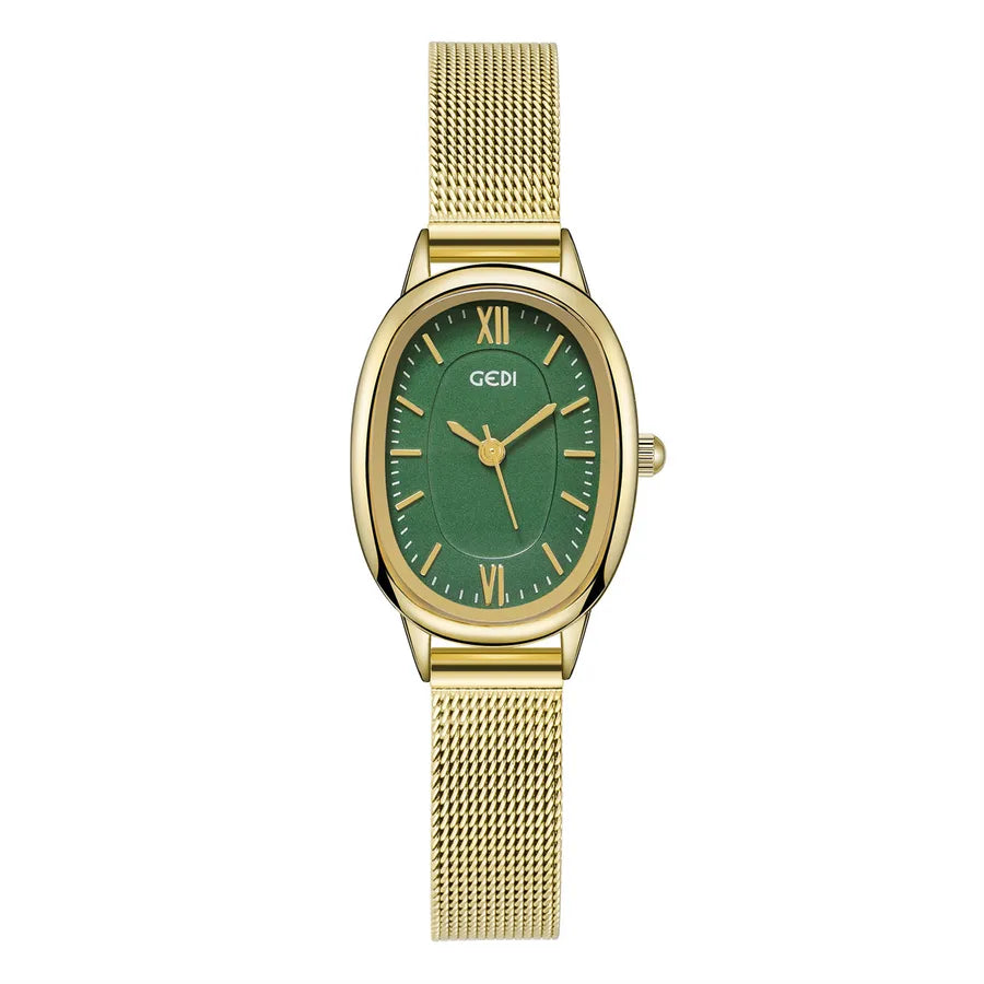 Casual Solid Color Single Folding Buckle Quartz Watch Women's Watches